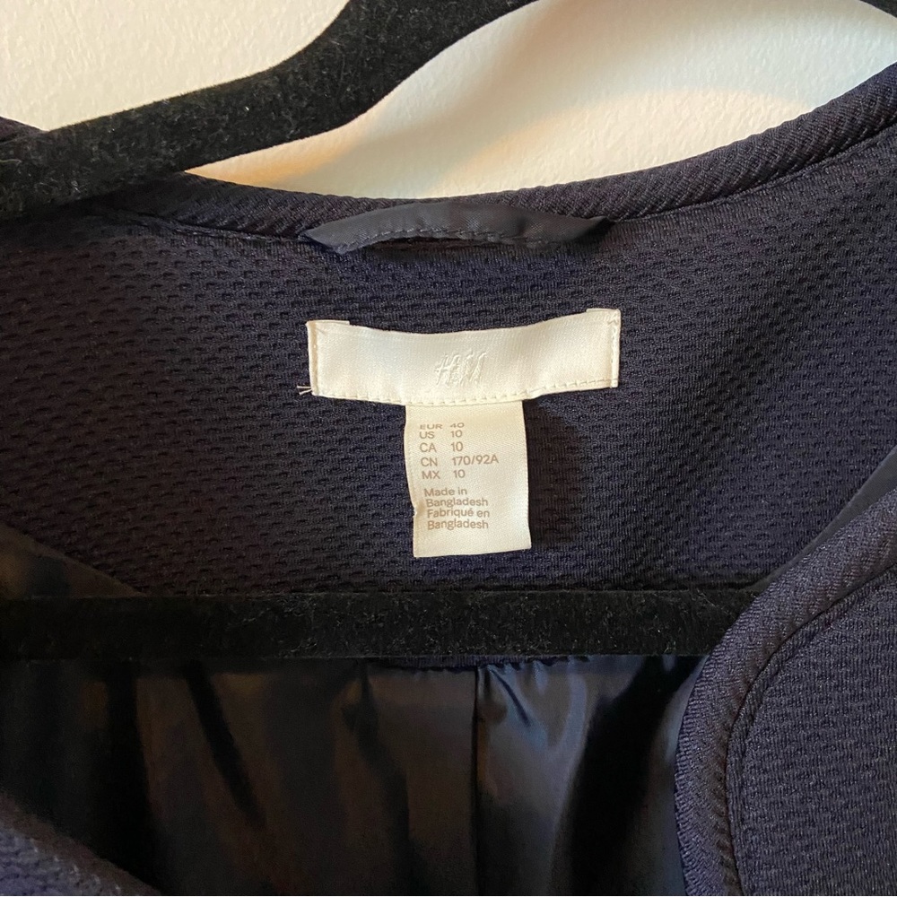 H&M Blue Long Jacket - Picture 3 of 3
